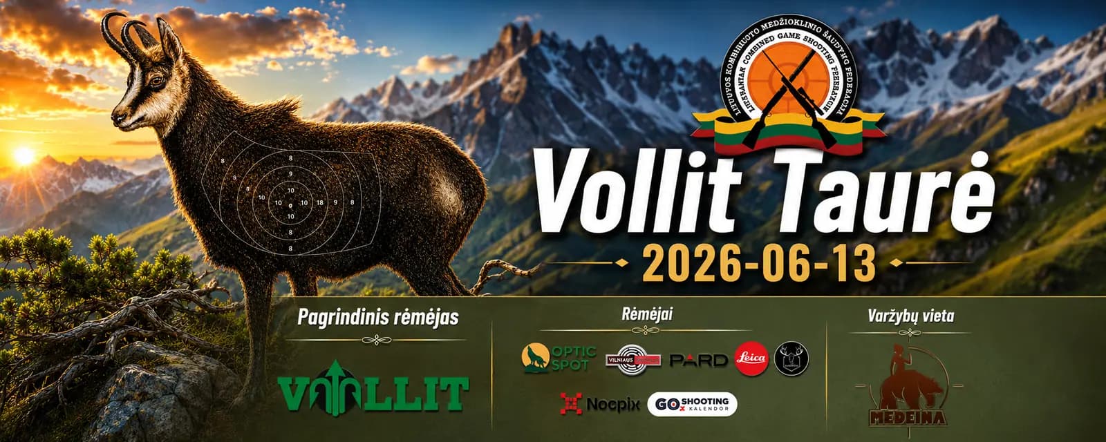 LKMŠF 2026 LIETUVOS ČEMPIONATAS „Vollit“ taurė